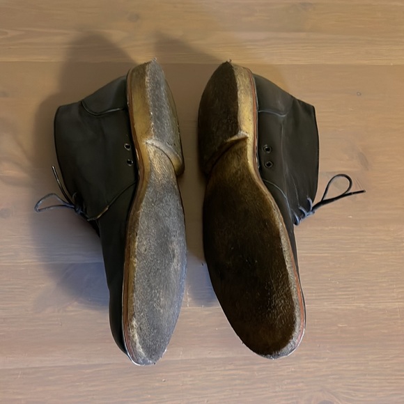 Marc Jacobs Black Leather Studded Lace Up Booties - Women’s Size 7 - Picture 6 of 12